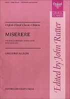 Miserere SATB/SAB choral sheet music cover